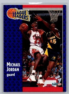 1991 Fleer League Leaders Michael Jordan #220 - Picture 1 of 2