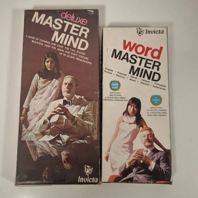 Invicta Master Mind + Word Master Mind Vintage 1970s Games 100% Complete - Image 1 of 4