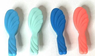 Lote De 4 CEPILLOS DE PELO BARBIE OVALADOS ESTÁNDAR AÑOS 90 ACCESORIOS MUÑECA Foto 1 de 4