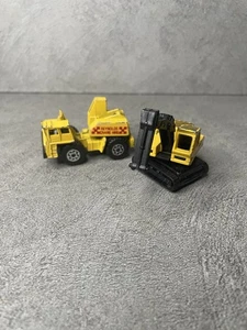 Vintage Matchbox Industrial Vehicles Crane And Excavator Spares Repair - Picture 1 of 21
