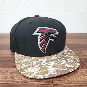 Atlanta Falcons New Era 59FIFTY Fitted Hat 7 Armed Forces Camo Military - Picture 1 of 7