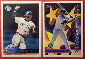 1996 Topps Ken Griffey, Jr. lot of 2 different #205 & #230 (Mariners) - Picture 1 of 1