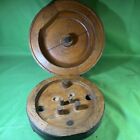 Lot Of 2 Vintage Industrial Wood Molds/ Casting Patterns?? Wooden Circles