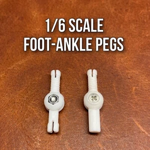 Sideshow and Hot Toys 1/6 scale Foot-Ankle Pegs for different figures - Photo 1/5