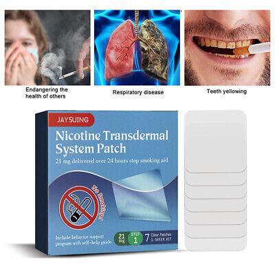 7x Nicotine Transdermal Patches, 21mg, Stop Smoking Aid Patch • 3.08€