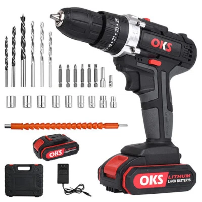 Elektroschrauber Set Akku-Schlagbohrmaschine mit 2 Akkus 48V - Bild 1 von 4