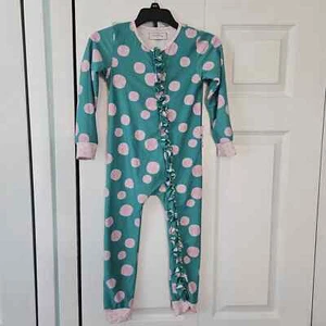 Sweet honey zip up pajamas lounge wear ruffle butt 5y - Picture 1 of 4