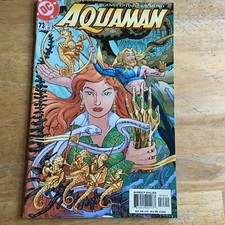 2000 DC COMIC BOOK AQUAMAN 73 POWER GAME OUR SUPER HERO ENTERS 21ST CENTURY NOW