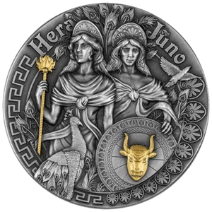 2 oz Silver Coin Niue 2022 - Hera & Juno | High Relief - Picture 1 of 10