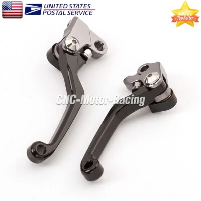 For Suzuki RM85 2005-2017 RM125 RM250 2004-2008 Brake Clutch Levers Dirtbike Set - Image 1 of 4