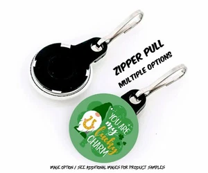St Patrick's Day Gnomes - Zipper Pulls - Choose From 12 Designs - Picture 1 of 15
