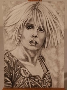 Original ACEO Sketch Card by Rachael Harper - Farscape - Chiana - Gigi Edgley #9