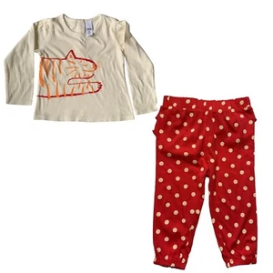 Set completo bambina Harper Canyon AVORIO EGRET ROSSO TIGRE 24 MESI - Foto 1 di 14