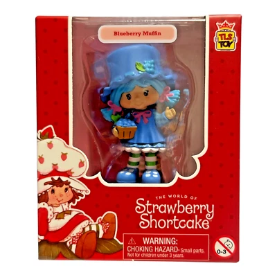 STRAWBERRY SHORTCAKE *Blueberry Muffin* 2.5" MINI FIGURA CheeBee TLS Juguete Foto 1 de 2