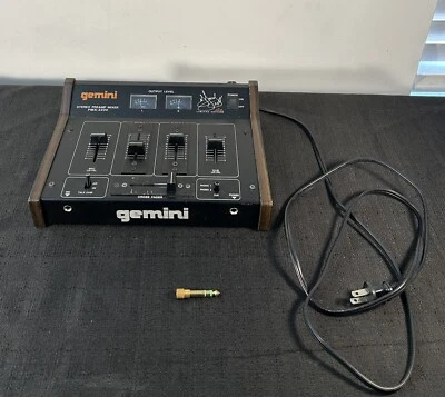 Mezclador preamplificador estéreo Gemini pmx-2200 Dj Jazzy Jeff Versión Hiphop Coleccionable Foto 1 de 4