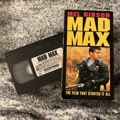 Mad Max with Mel Gibson VHS Cult Classic Dystopia 1979 1st Release - Image 1 of 4