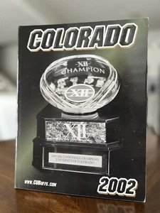 2002 Colorado Buffaloes Football Media Guide - Picture 1 of 2