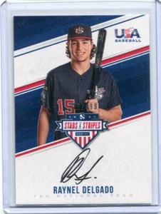 2018 Stars and Stripes 18U Team Autographs Raynel Delgado Auto 117/499 - Picture 1 of 1