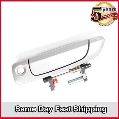 Outside Door Handle Front Left For 2001-2005 Honda Civic Satin Silver NH623M Foto 1 de 4