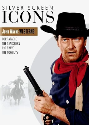 Juego de 4 películas Fort Apache + The Searchers + Rio Bravo + The Cowboys - John Wayne Foto 1 de 2