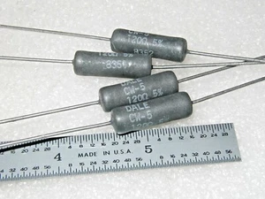 120 ohmios 5% @ 5 vatios WW DALE RESISTENCIAS DE POTENCIA - 20 piezas - Imagen 1 de 1