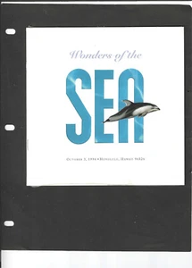 1994 HONOLULU,HAWAII WONDERS OF THE SEA CEREMONY PROGRAM-SEALED - Picture 1 of 2
