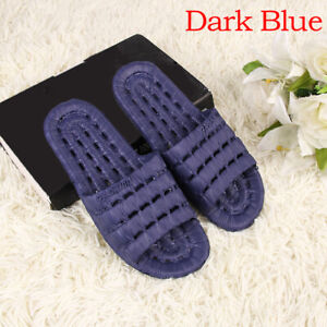 Womens Mens Hollow Bath Shower Slippers Non-Slip Indoor Outdoor Sandals Shoes