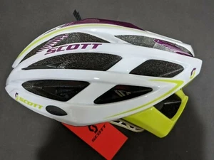 Scott Wit-R Women Bike Helmet Large 23.25 - 24" White/Purple/Lime. New With Tag - Picture 1 of 10