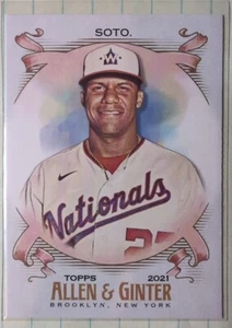 2021 Topps Allen and Ginter Washington Nationals Juan Soto - Picture 1 of 2