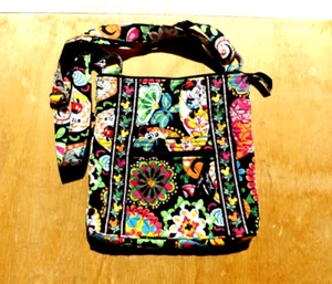 DISNEY! Vera Bradley Mickey Hipster Umhängetasche schwarz authentisch mittelgroß - Bild 1 von 6