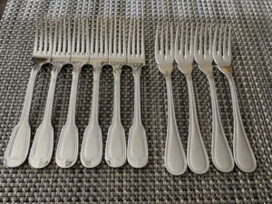 New Malta Spain 10 Salad Fish forks Stainless Steel 18/10 - Picture 1 of 7