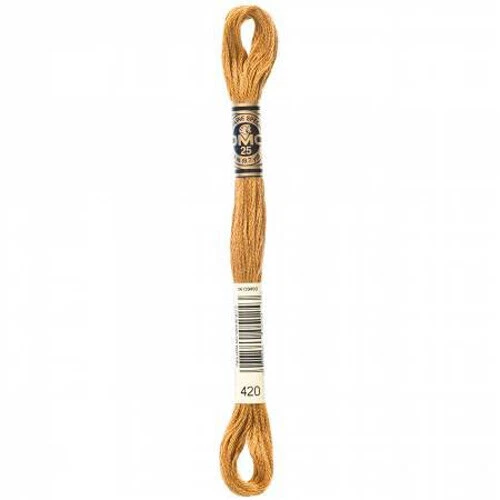DMC Embroidery Floss Color Dark Hazelnut Brown #420 - Image 1 of 1