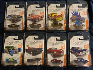 2020 Hot Wheels ID Chase Set Of 8 With Car Cases For Each BIG SALE - Picture 1 of 9