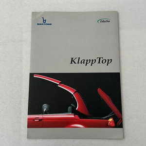 Brochure de vente supérieure cabriolet pliable Bertone BMW Série 3 - Photo 1 sur 9