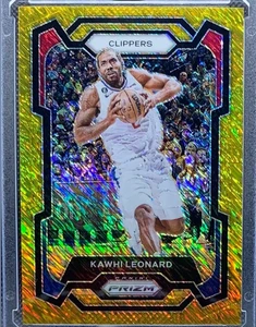 2023 Prizm Basketball Kawhi Leonard Gold Shimmer /10 FOTL LA CLIPPERS SSP SP - Picture 1 of 2