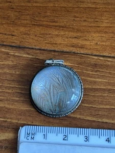 Antik Sterlingsilber blau Morpho Schmetterling Flügel Anhänger atemberaubendes Juwel 6g - Bild 1 von 2