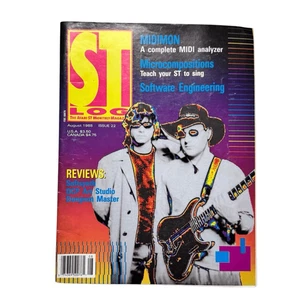 Atari ST Log Magazine Issue 22 Midimon Dungeon Master OCP Art Studio 1988 - Imagen 1 de 4