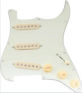 Musiclily Pro Sss Strat Prewired Pickguard Artec Staggered Alnico 5 Singl_ - Picture 1 of 8