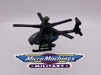 Micro Machines Military MD 500 530MG Defender Helicopter Galoob LGTI 1998 - Image 1 of 3