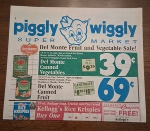 September 1993 Piggly Wiggly Vintage Newspaper 6 Pages - Picture 1 of 15