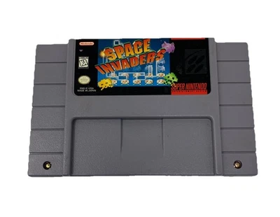 Space Invaders SNES (Super Nintendo, 1997) Cart Only Untested Good Condition - Image 1 of 4