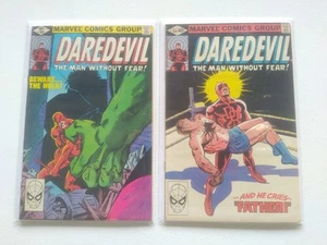 LOTE DE 16 CÓMICS DE MARVEL DAREDEVIL 163 - 181 FRANK MILLER ART - Imagen 1 de 9