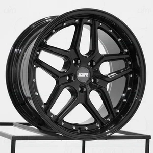 One 18x9.5 ESR CS15 5x114.3 35 Gloss Black Wheel Rim 72.56 - Picture 1 of 6