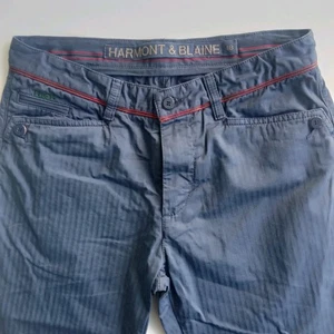 Harmont And Blaine Trousers Men W28 L34 Casual Italy Blue Straight Regular - Picture 1 of 14