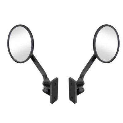 Espejos retrovisores Trail para Jeep Wrangler JK 2007-2018 | Par negros redondos totalmente ajustables Foto 1 de 4