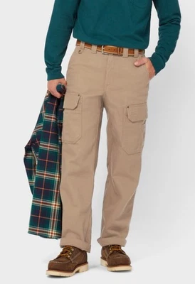 Pantalones de Carga Duluth Trading Flex Fire Manguera Calce Relajado Tostado/Caqui Para Hombres 36x30 Foto 1 de 4