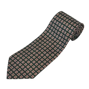 Polo Ralph Lauren Herren Seidenkrawatte Grün Geometrisch Luxus Krawatte 4"x56" Hergestellt in den USA - Bild 1 von 5