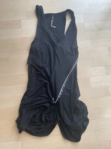 Cop Copine black tunic with zip, "pony" size 1, uk 8 - Picture 1 of 8