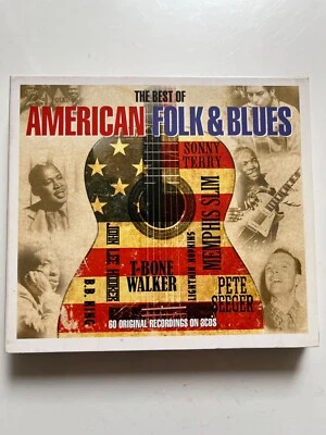 THE BEST OF AMERICAN FOLK & BLUES (UK 3-CD AUDIO CD, 2016) - Image 1 of 2