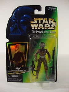 STAR WARS POWER OF THE FORCE 4-LOM PAPEL DE ALUMINIO VERDE FIGURA NUEVA - Imagen 1 de 6